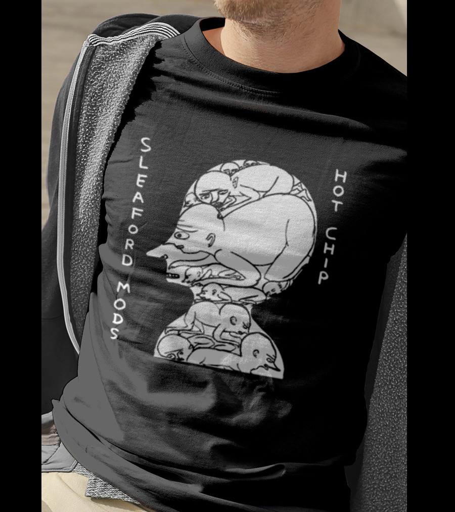 Sleaford Mods Hot Chip Abstract Figure Array T-Shirt