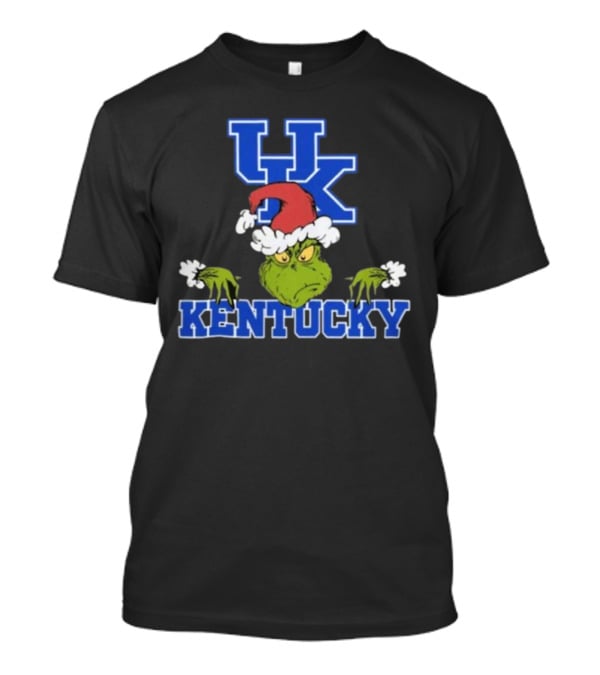 Kentucky Wildcats Grinch Christmas NCAA Football T-Shirt