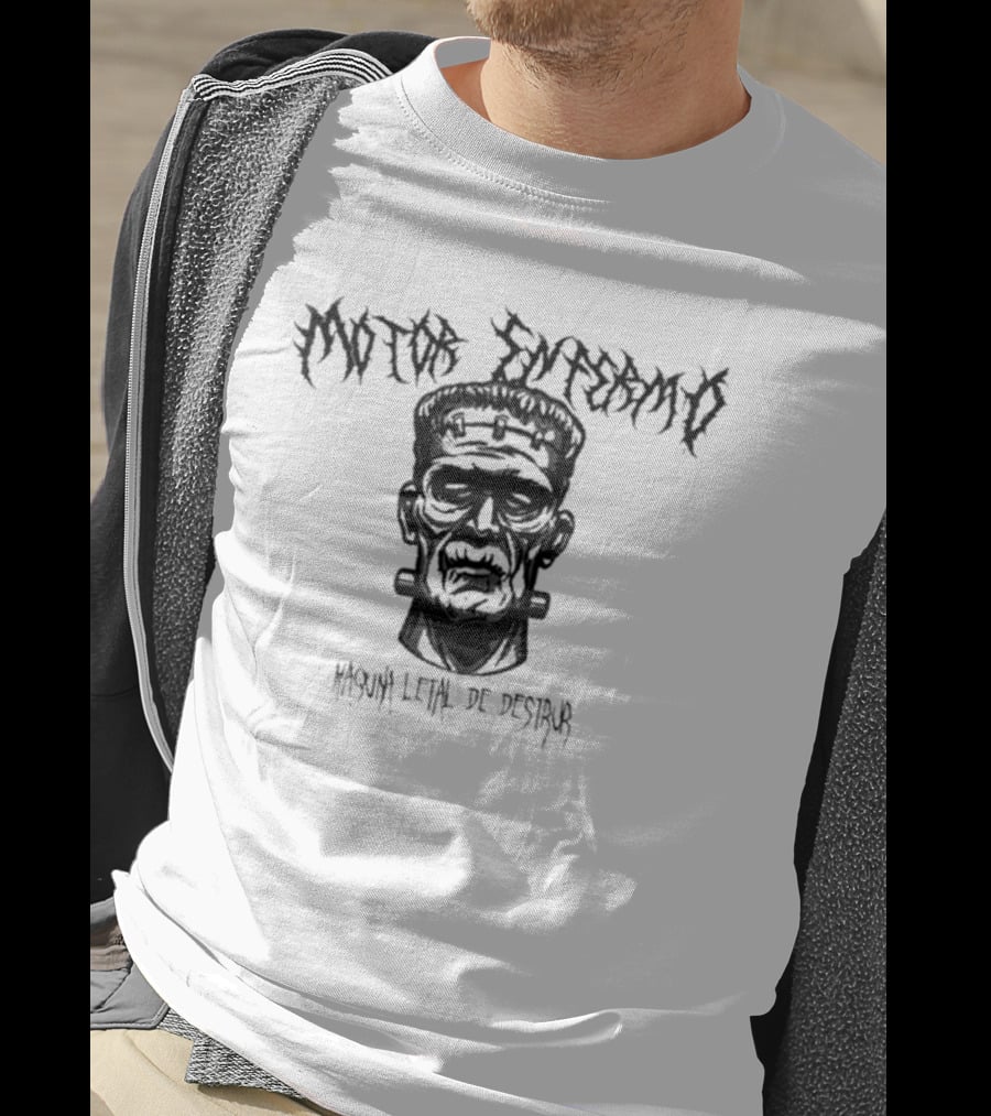 Airbag X Rolis Motor Enfermo Máquina Letal De Destruir - Frankenstein Monster T-Shirt