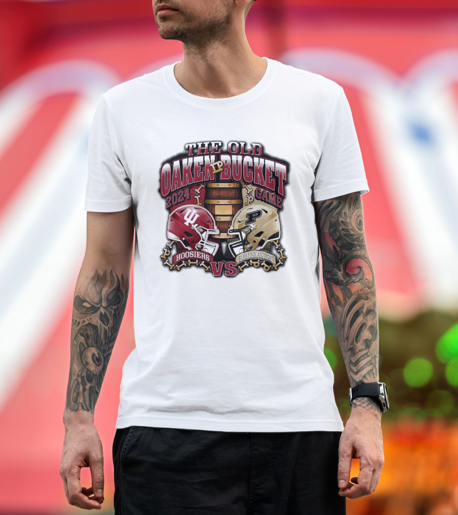 The Old Oaken Bucket 2024 Hoosiers Vs Boilermakers Game T-Shirt