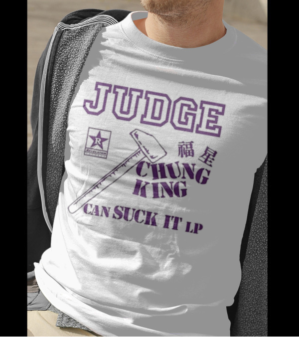 Judge Chung King Can Suck It LP Revelation Records Hammer Star T-Shirt