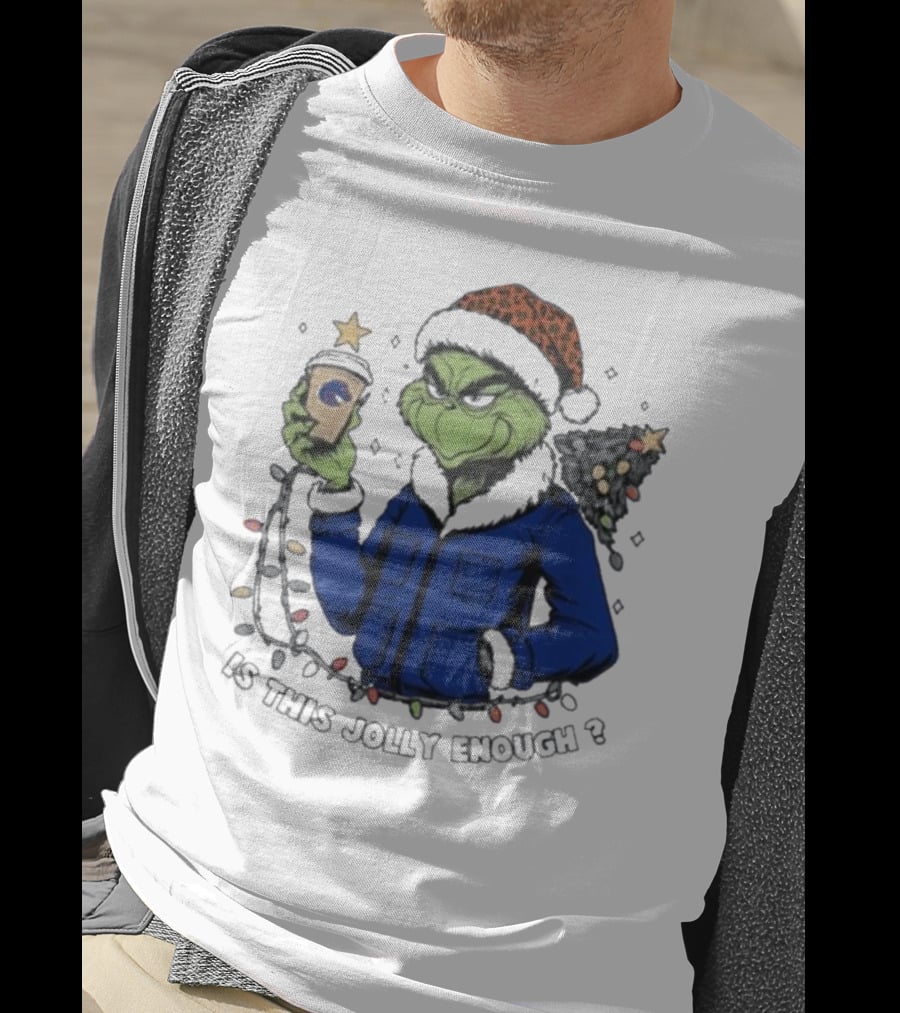 Boise State Broncos Santa Grinch Is This Jolly Enough Merry Christmas T-Shirt