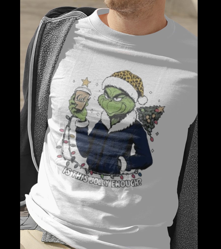 California Golden Bears X Grinch Is This Jolly Enough Merry Christmas T-Shirt