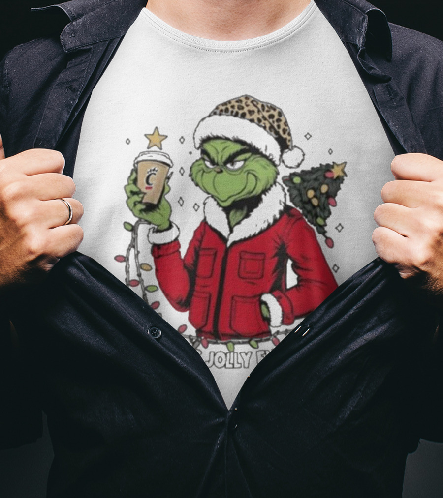 Cincinnati Bearcats Grinch Christmas Is This Jolly Enough T-Shirt