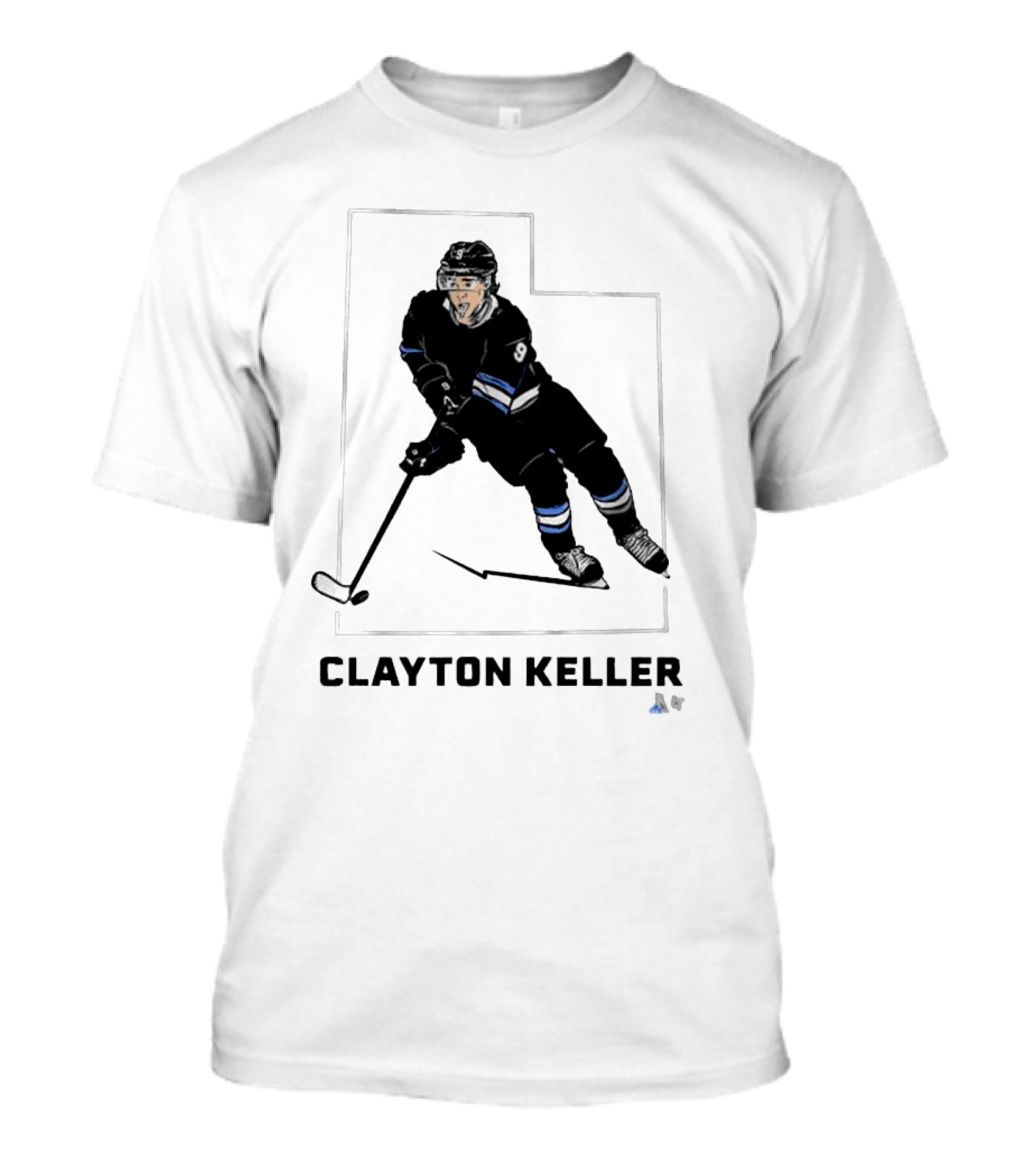 Clayton Keller Hockey Star In State Outline T-Shirt