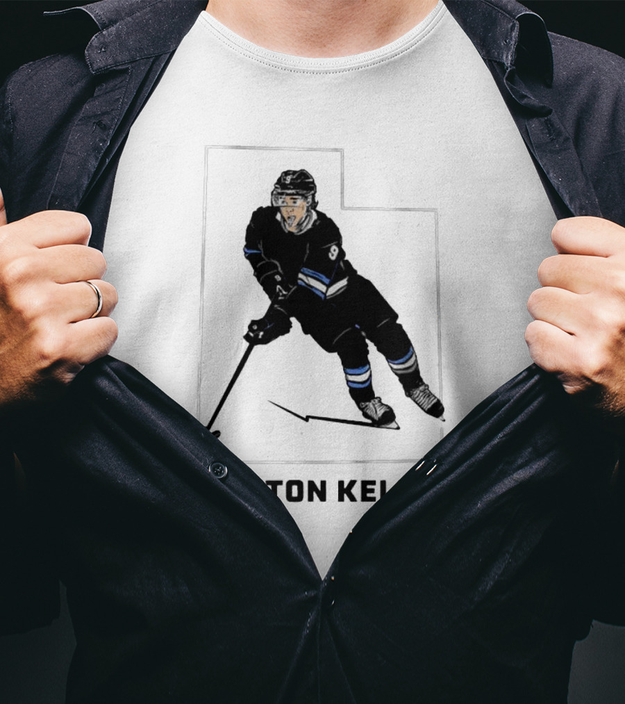 Clayton Keller Hockey Star In State Outline T-Shirt