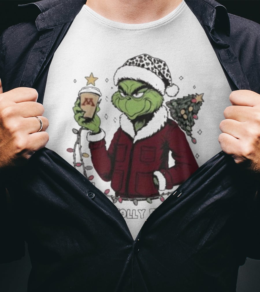 Minnesota Golden Gophers Grinch Is This Jolly Enough Merry Christmas T-Shirt