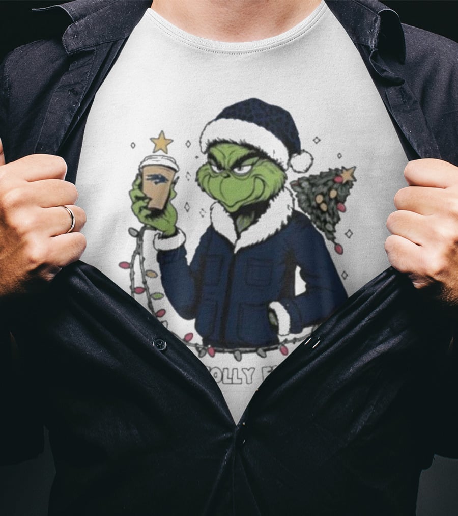 Nevada Wolf Pack Santa Grinch Is This Jolly Enough Merry Christmas T-Shirt