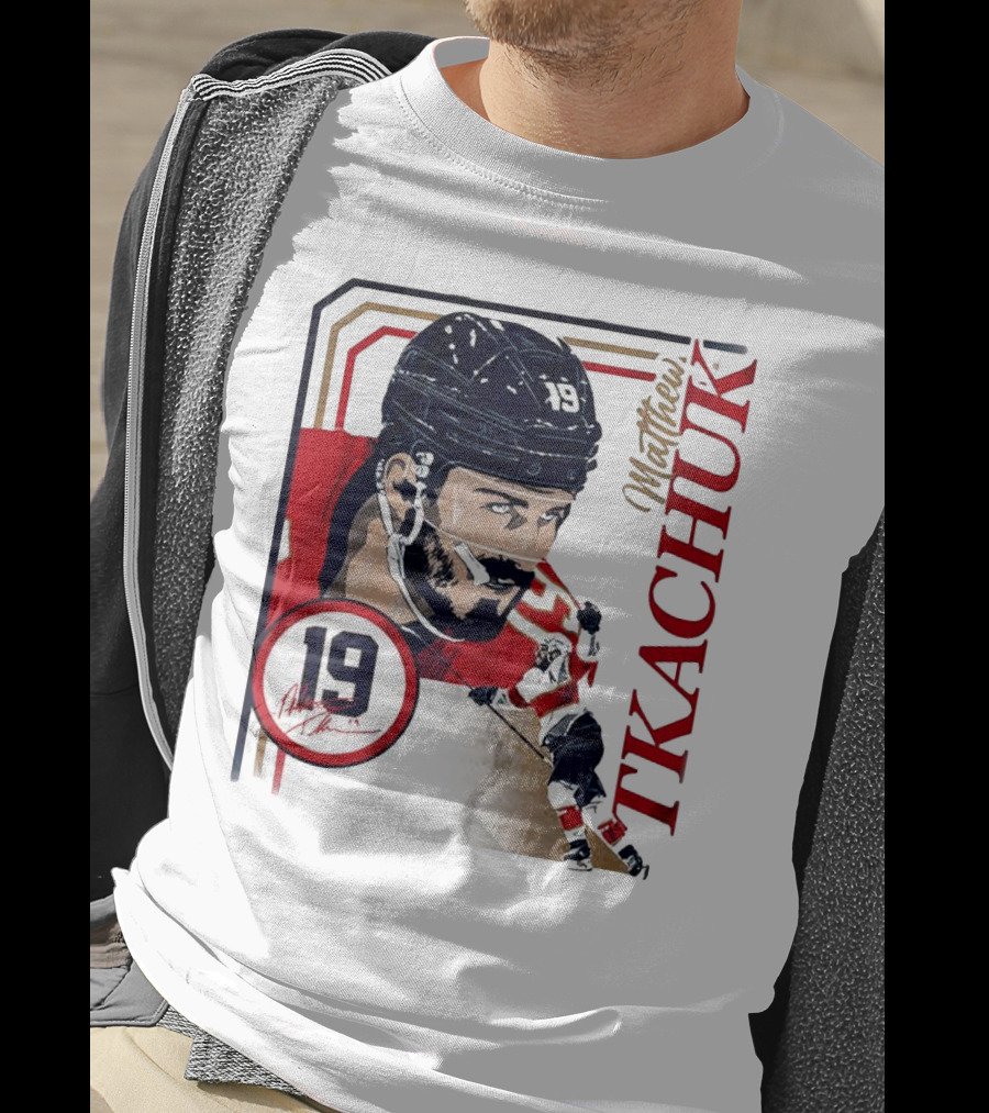 Matthew Tkachuk Number 19 Collage Frame Hockey T-Shirt