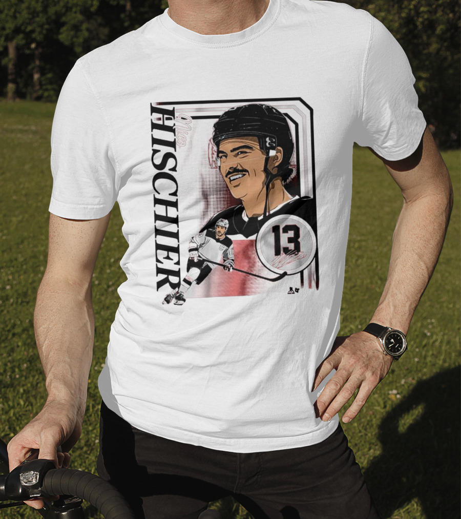 Nico Hischier Collage Frame Number 13 Hockey T-Shirt