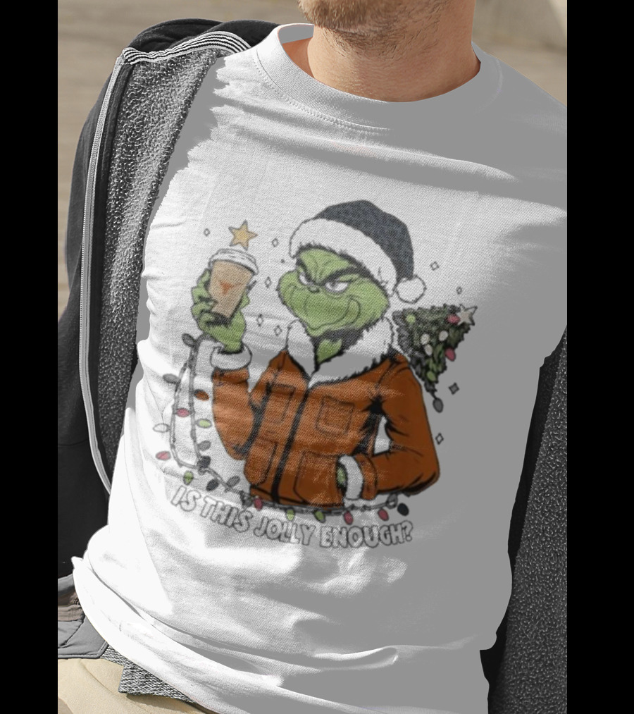 Texas Longhorns Santa Grinch Is This Jolly Enough Merry Christmas T-Shirt