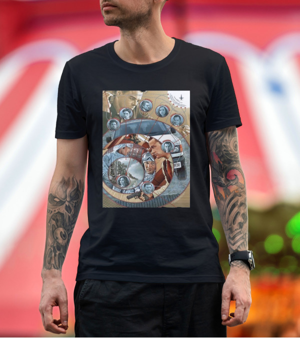 Premium T-Shirt: Inception Dream Level 2024 Christopher Nolan Design Film Poster Collage T-Shirt Inception Dream Level 2024 Christopher Nolan Design Film Poster Collage T-Shirt