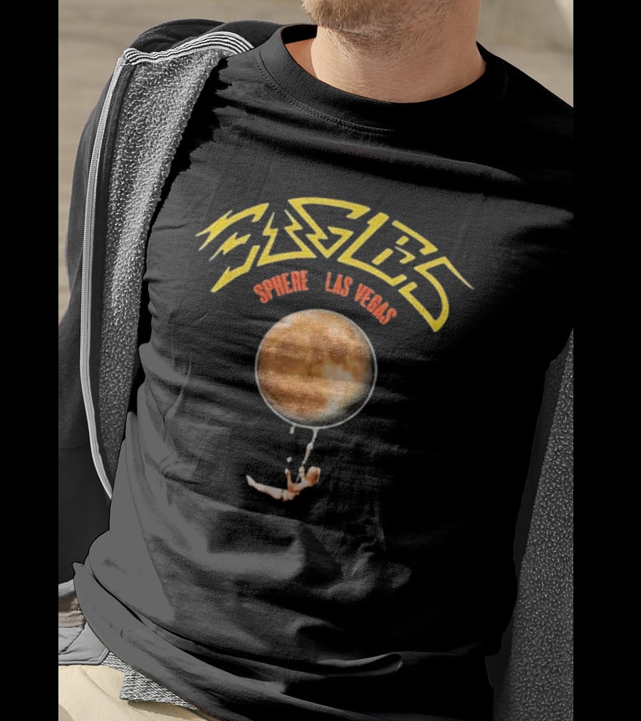 Eagles Sphere Las Vegas Moon Trapeze T-Shirt