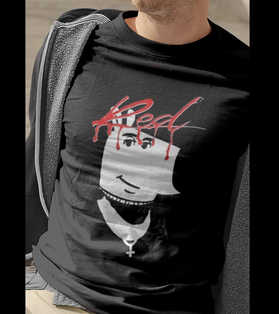 Red Dippytees Chill Guy X Carti T-Shirt