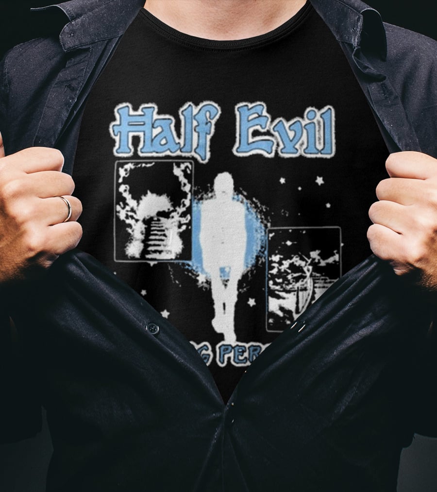 Half Evil Nothing Personal The Stairway To Eternity Cosmic Journey T-Shirt
