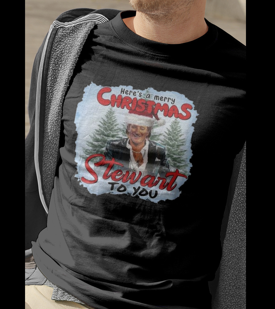 Rod Stewart Here’s A Merry Christmas Stewart To You T-Shirt