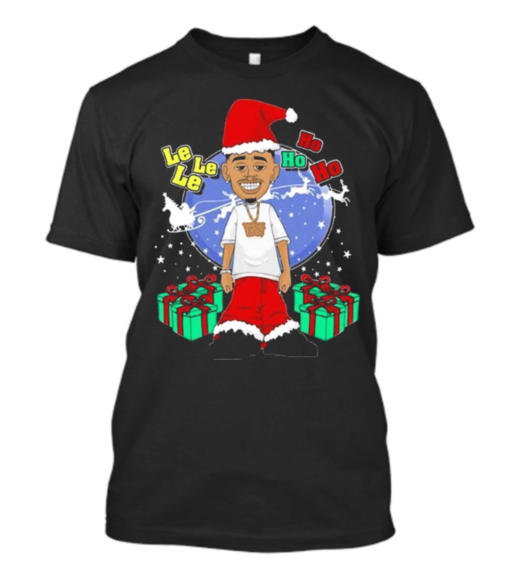 Le Le Le Ho Ho Ho These Foos Lil Foo Christmas T-Shirt