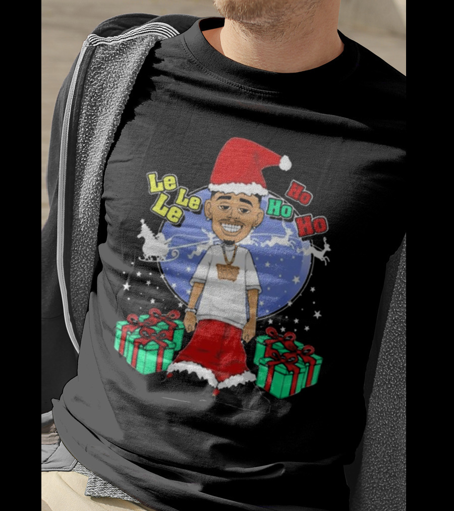 Le Le Le Ho Ho Ho These Foos Lil Foo Christmas T-Shirt