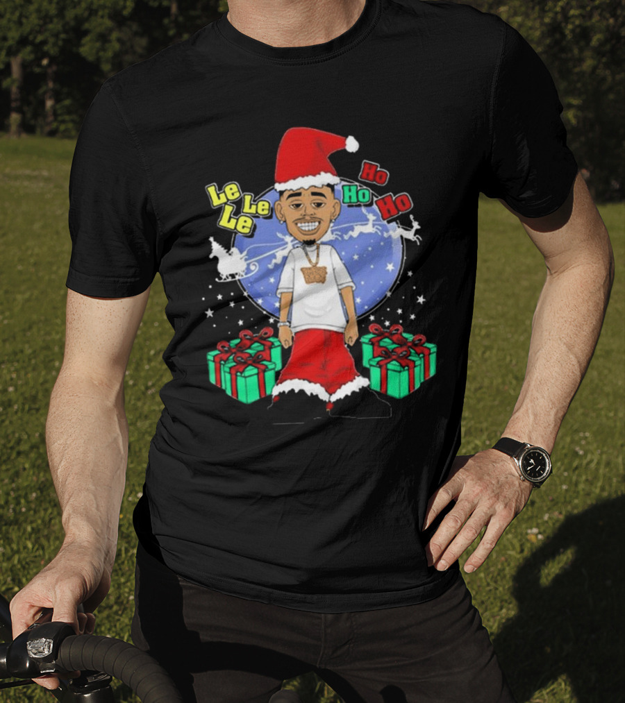 Le Le Le Ho Ho Ho These Foos Lil Foo Christmas T-Shirt