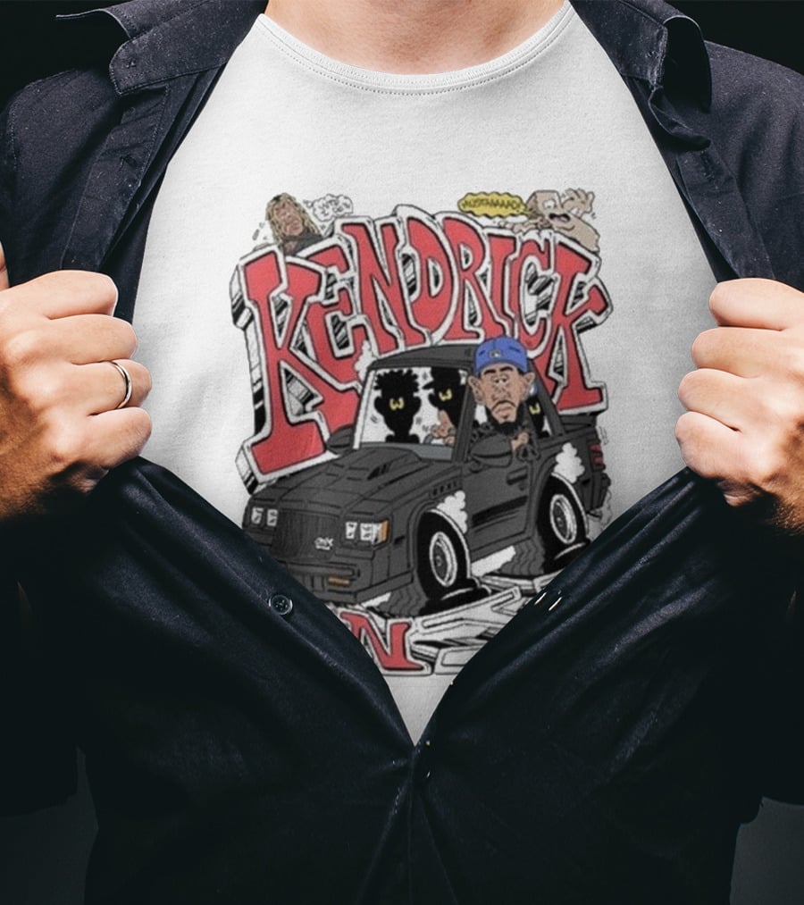 Kendrick GNX Freakorico Cartoon Car T-Shirt