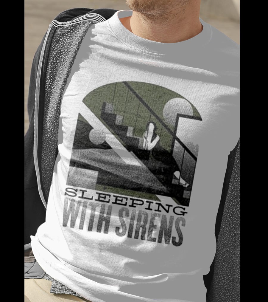 Sleeping With Sirens Stairs Retro Minimalist T-Shirt