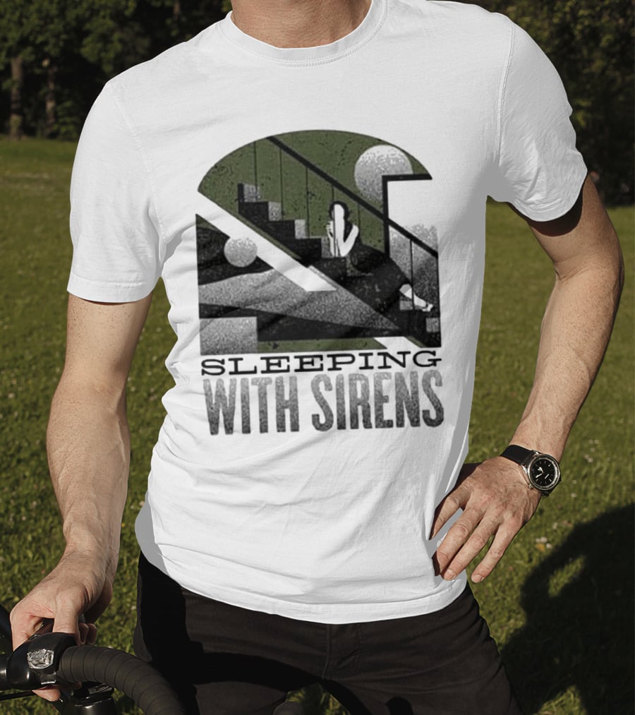 Sleeping With Sirens Stairs Retro Minimalist T-Shirt