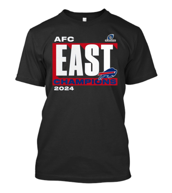 Buffalo Bills AFC East Champions 2024 Playoffs Big And Tall Conquer T-Shirt