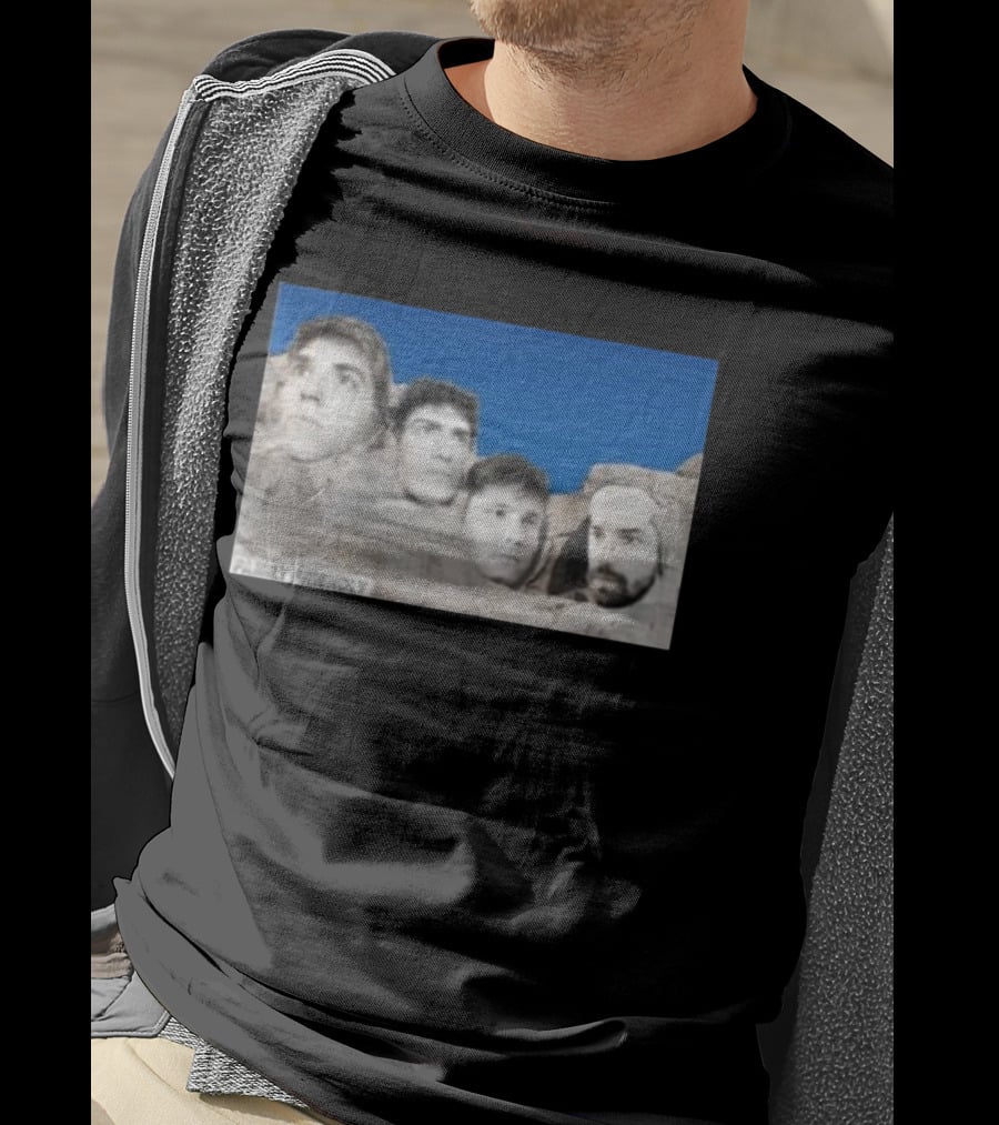 Family Friendly Mt. Rushmore Faces T-Shirt