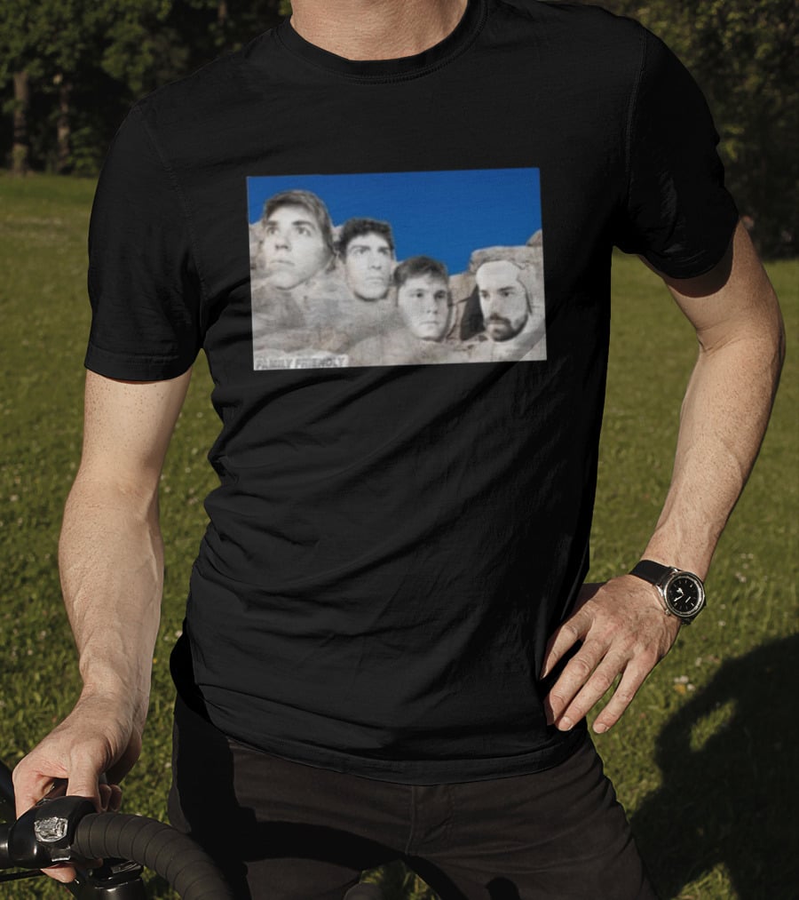 Family Friendly Mt. Rushmore Faces T-Shirt