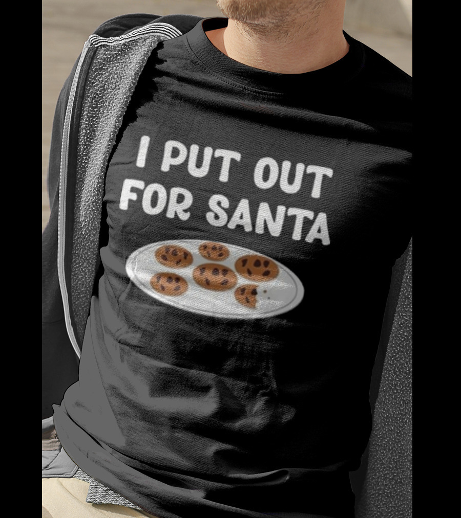 Cookies For Santa Christmas Humor T-Shirt
