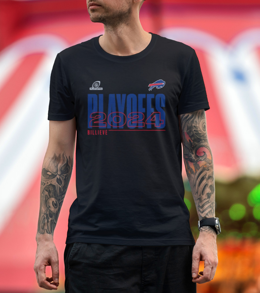 Buffalo Bills Playoffs 2024 Billieve NFL T-Shirt