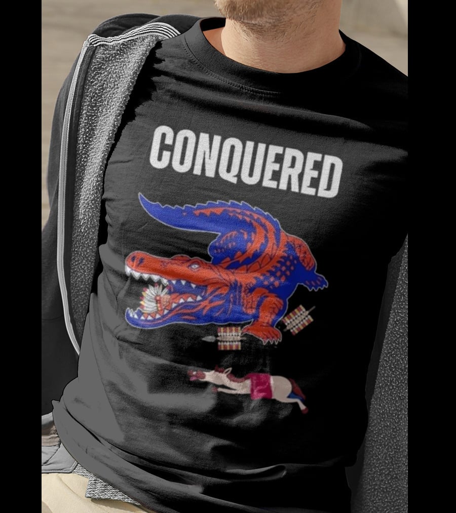 Conquered Florida Alligator Victory Over FSU Representation T-Shirt
