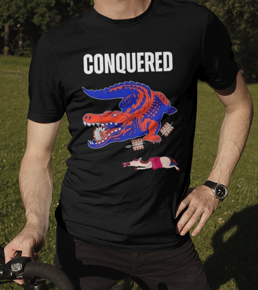 Conquered Florida Alligator Victory Over FSU Representation T-Shirt