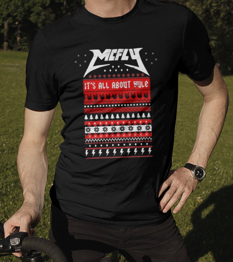 Mcfly Christmas It's All About Yule Festive T-Shirt