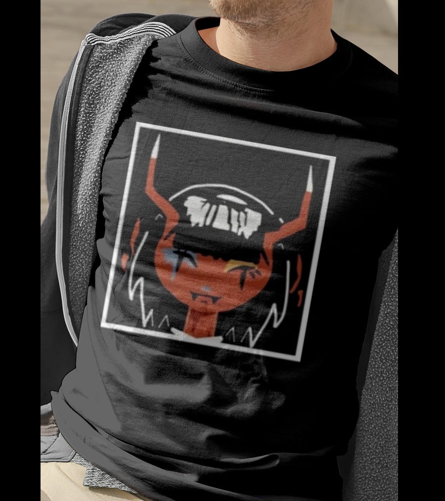 Omen Meow Skulls Demon Cat Character With Horns And Fangs T-Shirt