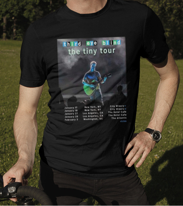 Third Eye Blind The Tiny Tour January February New York Los Angeles Washington 2025 T-Shirt