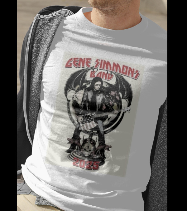 Gene Simmons Band 2025 Spring Shows Featuring Iconic Imagery T-Shirt