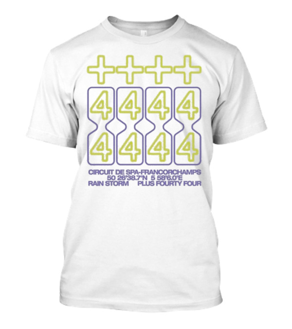Plus Fourty Four Circuit De Spa-Francorchamps Rain Storm T-Shirt