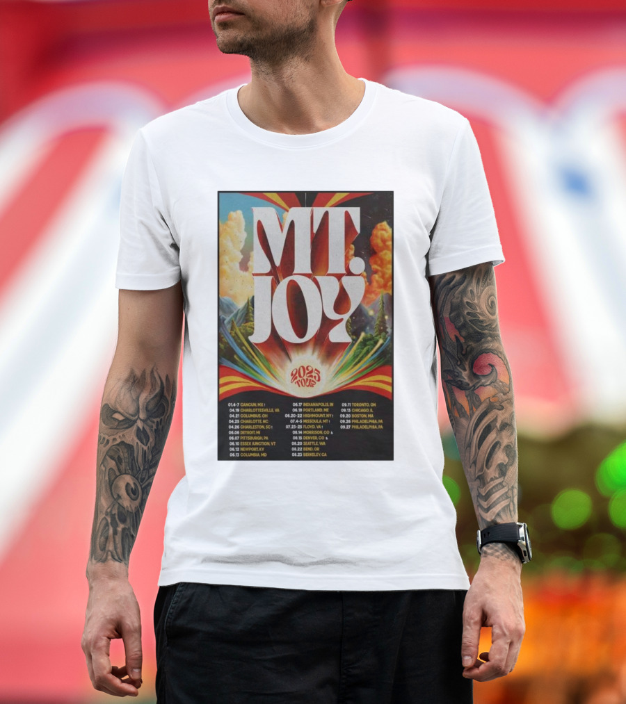 MT. Joy 2025 Tour Dates Cancun Charlottesville Dallas Louisville Charleston Indianapolis Madison St. Louis Seattle Toronto Chicago Houston Philadelphi