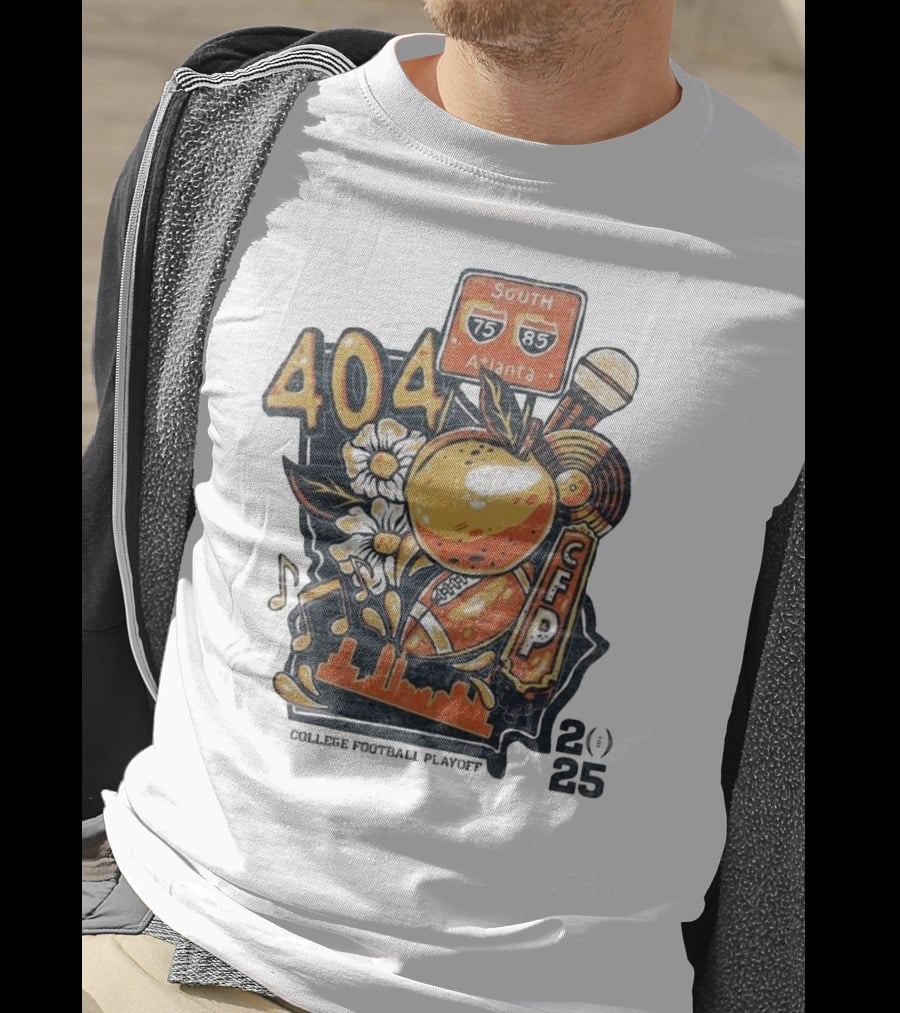 College Football Playoff 2025 404 Atlanta South 75 85 CFP T-Shirt