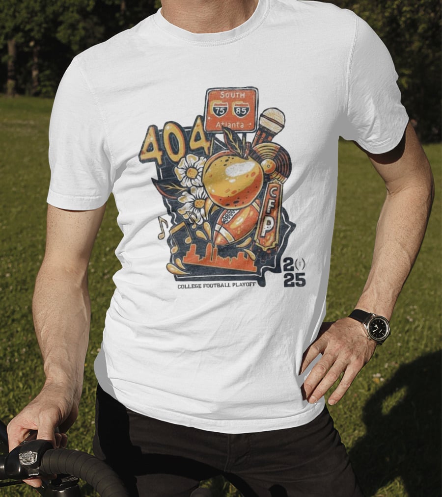 College Football Playoff 2025 404 Atlanta South 75 85 CFP T-Shirt