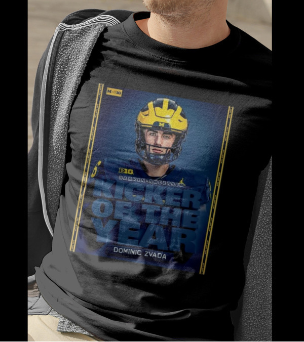Michigan Wolverines Kicker Of The Year Bakken Andersen Dominic Zvada T-Shirt