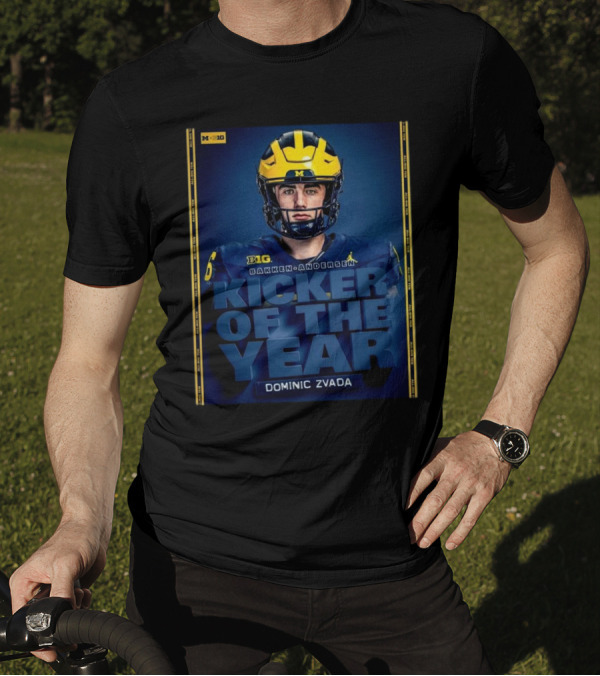 Michigan Wolverines Kicker Of The Year Bakken Andersen Dominic Zvada T-Shirt