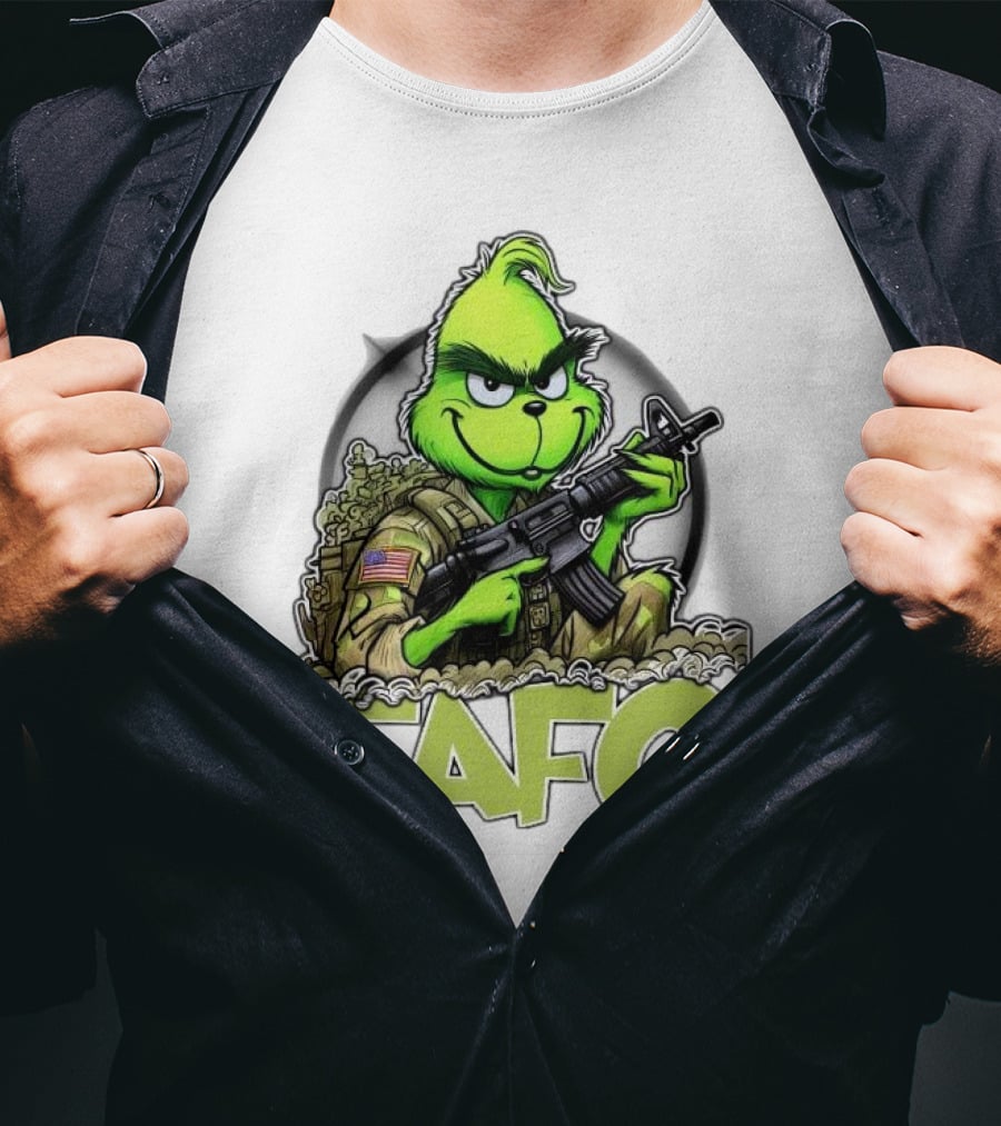 Grinch Fafo Military Christmas Special Edition T-Shirt
