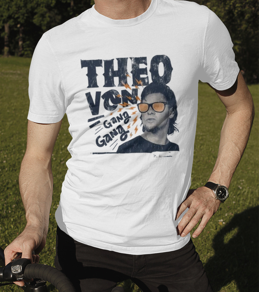 Theo Von Gang Gang Hypno Ivory Sunglasses T-Shirt