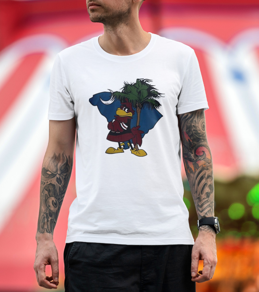 This Is Our State South Carolina Gamecocks Football 2024 Moon Palmetto T-Shirt