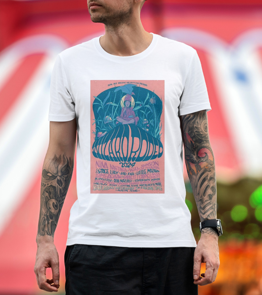 Real Ale Brewing Presents Wizard Rodeo 2024 Central Texas McGillicuddy Saturday December 7 Austin Texas T-Shirt