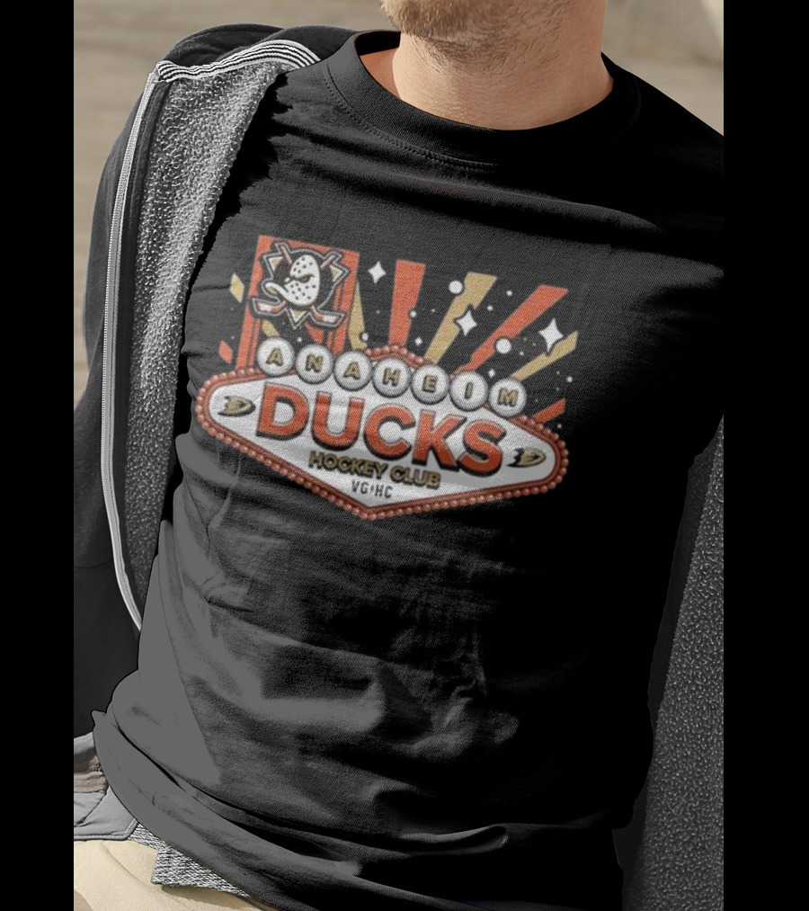 Anaheim Ducks Hockey Club VG/HC City Lights T-Shirt