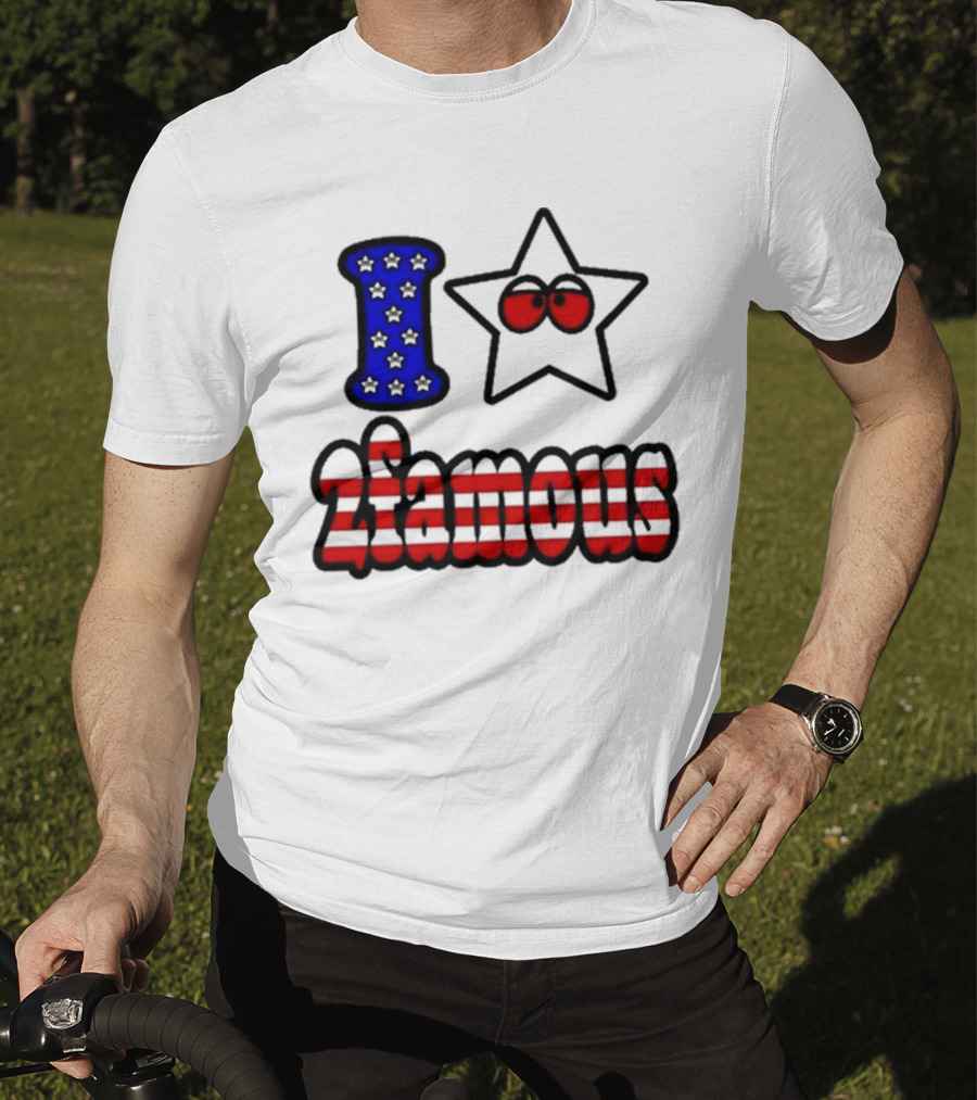 2Famous I Love Star USA 2Famous T-Shirt