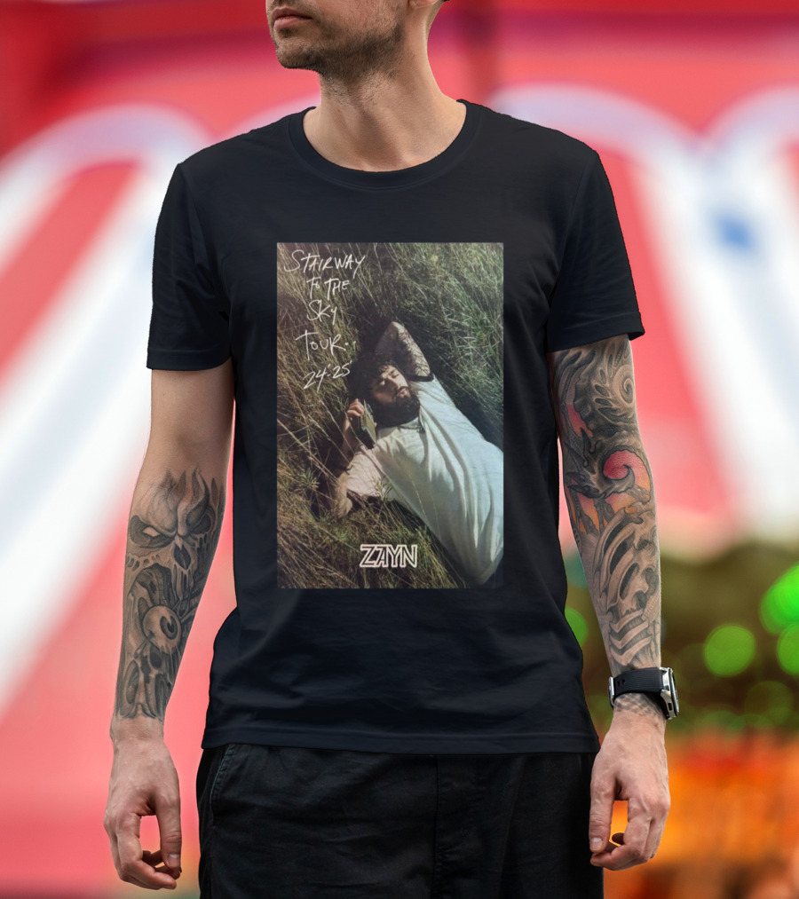 Stairway To The Sky Tour 24-25 Zayn Laying in Grass T-Shirt